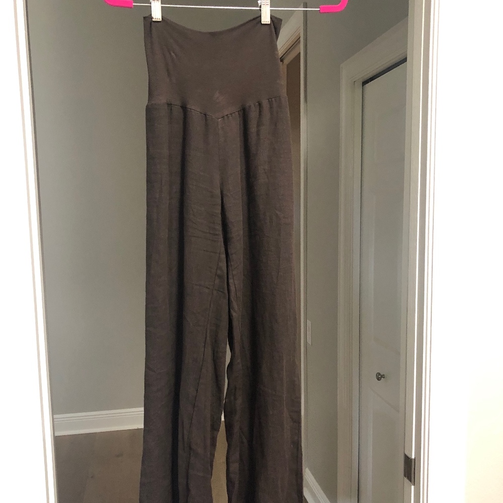 Fab'rik Brown linen pants